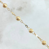 Pulso Tipo Militar 1.7gr / 18.5cm / 4mm Oro Amarillo 18K