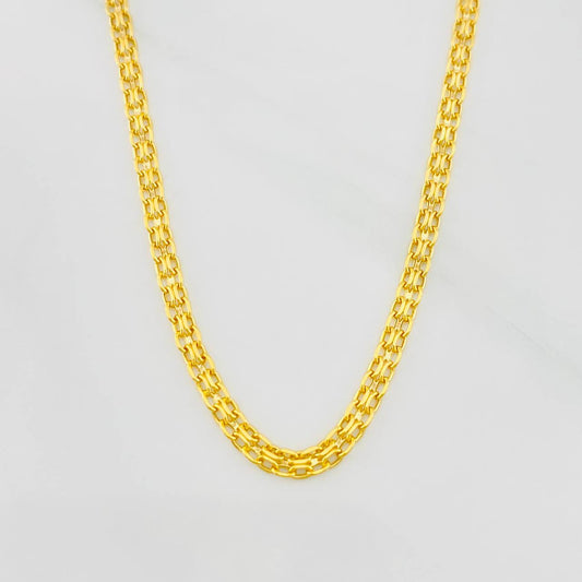 Cadena China 3g / 50cm / 2.4mm Oro Amarillo 18K