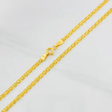 Cadena China 3.55g / 60cm / 2.42mm Oro Amarillo 18K