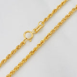 Cadena Lazo 2g / 60cm / 1.72mm Oro Amarillo 18K