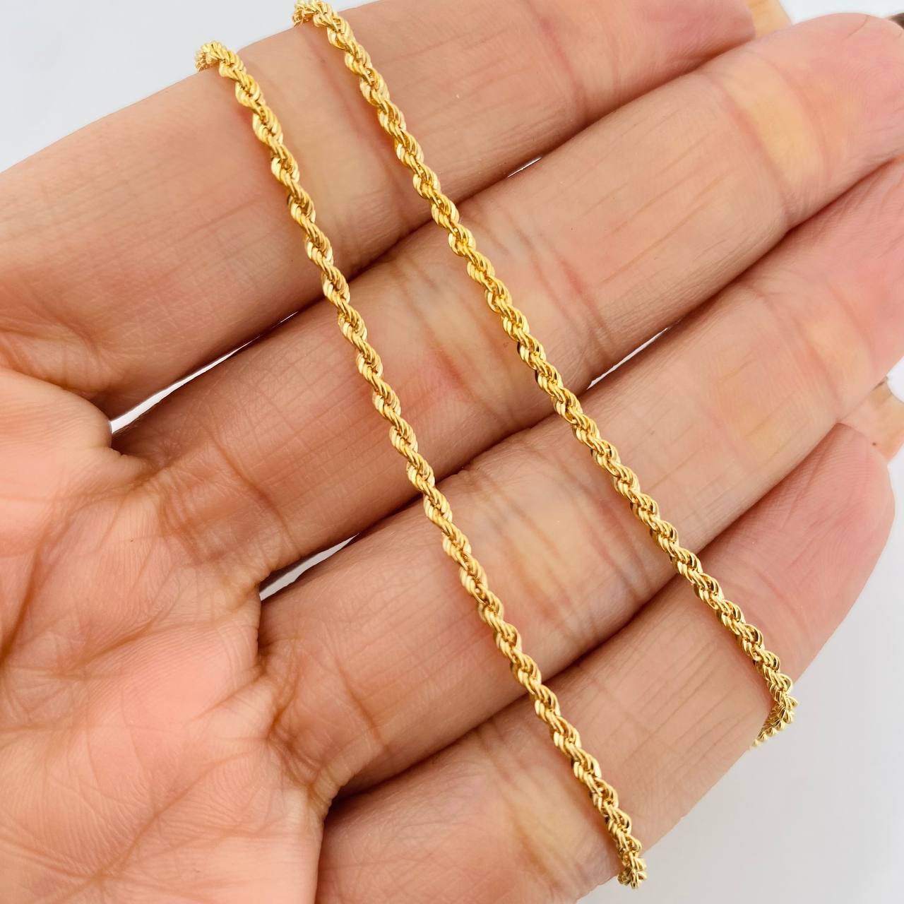 Cadena Lazo 3.75g / 60cm / 1.95mm Oro Amarillo 18K
