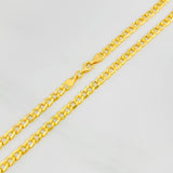 Cadena Cubana 9.85g / 60cm / 4.24mm Oro Amarillo 18K