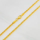 Cadena Lazo 3.75g / 60cm / 1.95mm Oro Amarillo 18K
