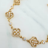 Pulso Trebol 13.3 g / 19.3 cm / 11.5 mm Oro Amarillo 18K