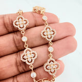 Pulso Trebol 13.3 g / 19.3 cm / 11.5 mm Oro Amarillo 18K