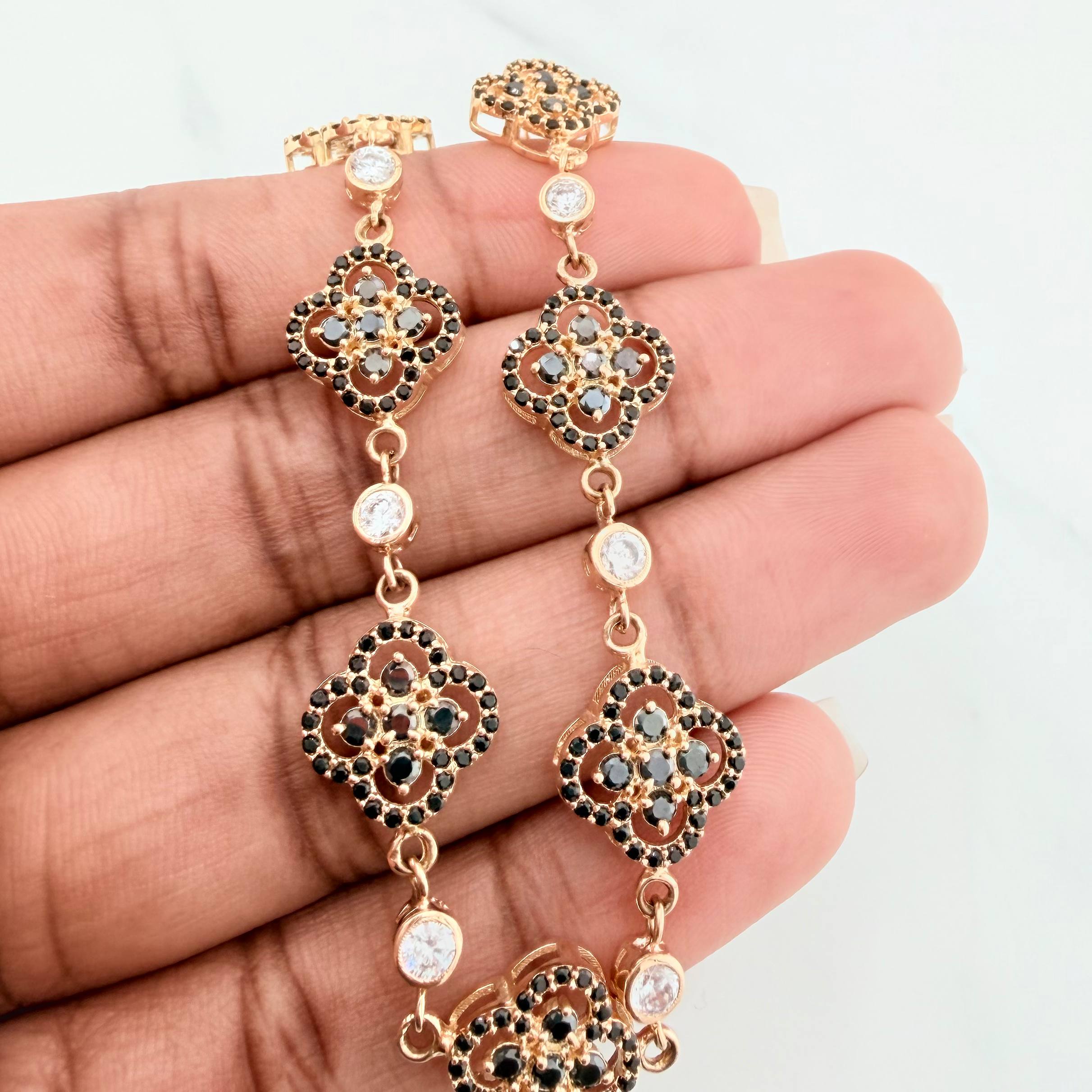 Pulso Trebol 12.35 g / 18.8 cm / 11.5 mm Oro Amarillo 18K