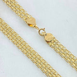 Cadena China 15.9gr / 50cm / +1 Oro 18K *