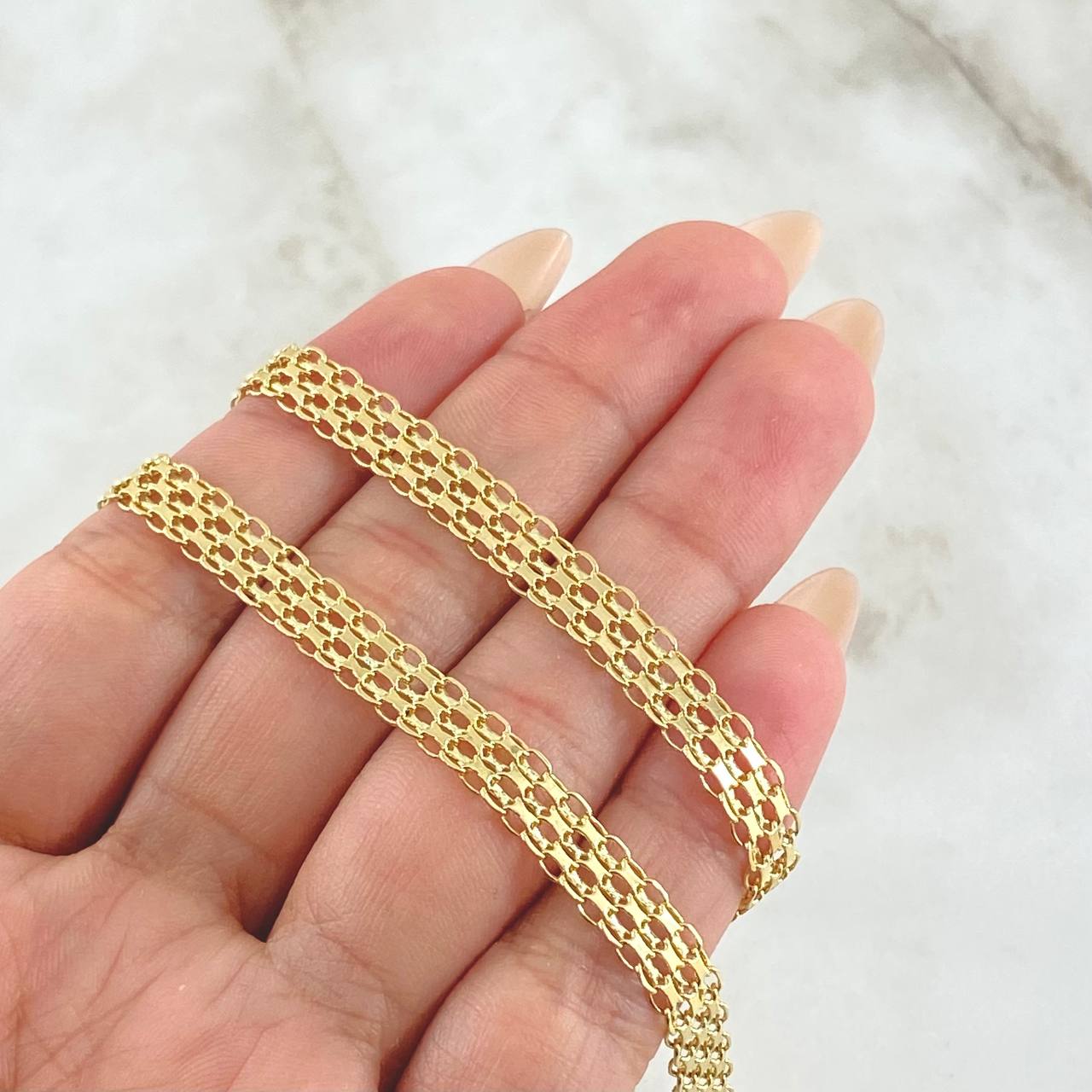 Cadena China 15.9gr / 50cm / +1 Oro 18K *