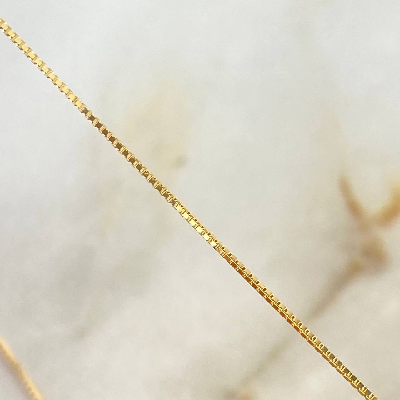 (revision)Cadena Veneciana 1.3gr / 45cm / 0.7mm Oro Amarillo +3