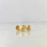Topos Media Bola 6mm 0.7gr / Diamantada Oro Amarillo