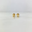 Topos Bola 4mm 0.55gr Diamantada Oro Amarillo*