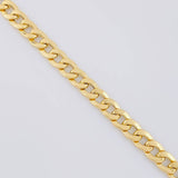 Pulso Cubano 7g / 20cm / 6.4mm Oro Amarillo 18K