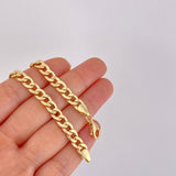 Pulso Cubano 7g / 20.1cm / 6.4mm Oro Amarillo 18K