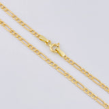 Cadena Figaro 2.8g / 60cm / 2.2mm Oro Amarillo 18K