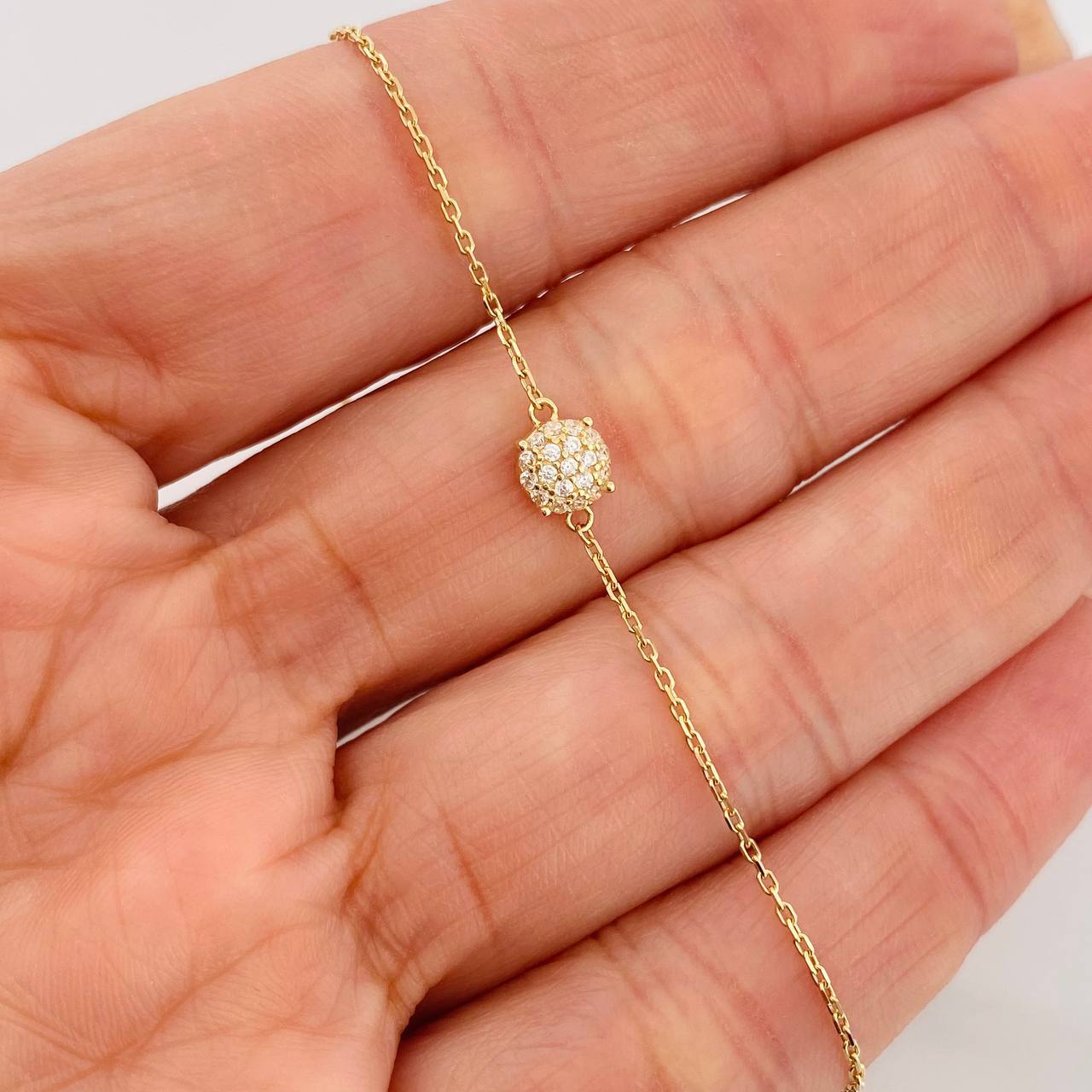Pulso Modulable Aro Seguido Tupido 1.6g / 17cm - 19.8cm / 1mm Oro Amarillo 18K