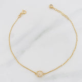Pulso Modulable Aro Seguido Tupido 1.6g / 17cm - 19.8cm / 1mm Oro Amarillo 18K