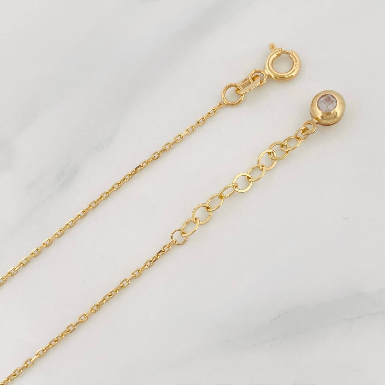 Pulso Modulable Aro Seguido Tupido 1.6g / 17cm - 19.8cm / 1mm Oro Amarillo 18K