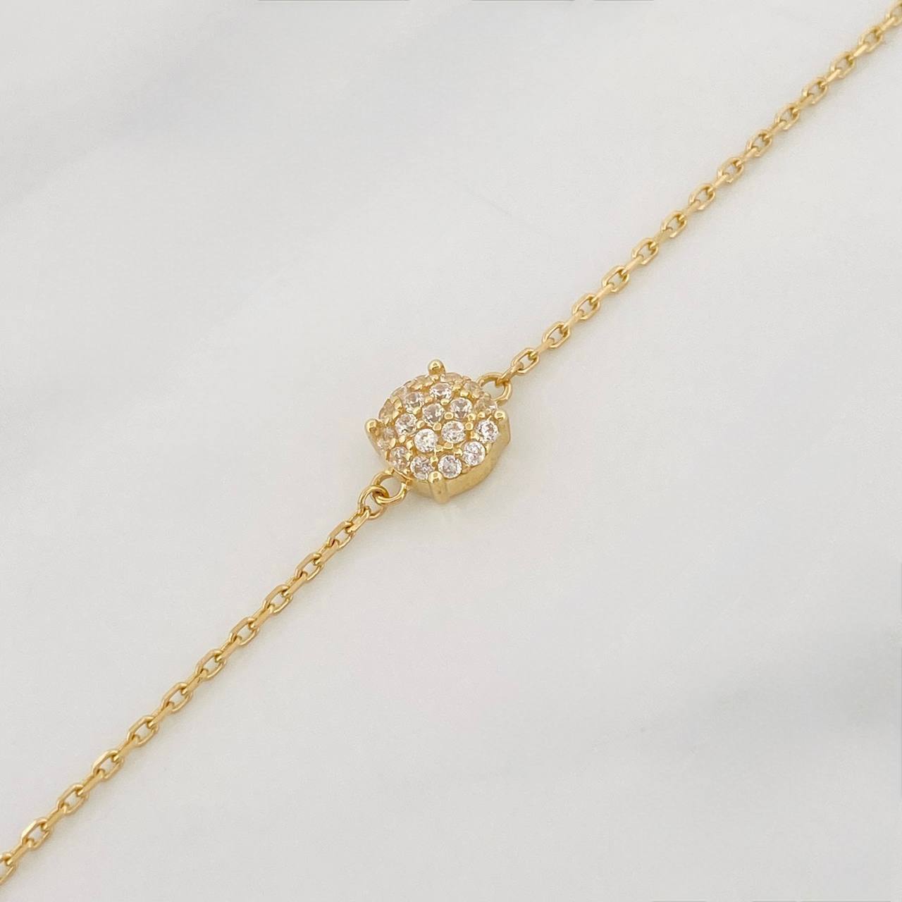 Pulso Modulable Aro Seguido Tupido 1.6g / 17cm - 19.8cm / 1mm Oro Amarillo 18K