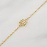 Pulso Modulable Aro Seguido Tupido 1.6g / 17cm - 19.8cm / 1mm Oro Amarillo 18K