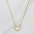 Cadena Aro Seguido Corazón 1.25g / 40cm / 1.4mm Oro Amarillo 18K