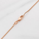 Cadena Veneciana Dije Cruz Diamantes 16pts 11.4g / 60cm / 0.46mm Oro Rosa 18K
