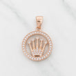 Herraje Corona 5.3g / 3cm Oro Rosa 18K