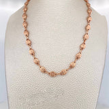 Cadena Rustica Tornillo 15.3g / 60cm / 5.75mm Oro Rosa 18K