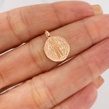Dije San Benito 1.55g / 2cm Oro Rosa 18K
