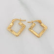 Candongas Rombo 1.3g / 1.3cm Oro Amarillo 18K