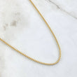 Cadena Veneciana Cubica 5.35gr / 50cm / 1.8mm Oro Amarillo +3 18K