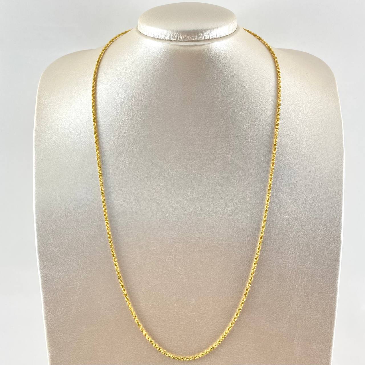 Cadena Lazo 3.65gr / 60cm / +3 Oro 18K