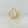 Candongas Zion 1.65gr / 1.7cm / Resorte Fijo Oro Amarillo
