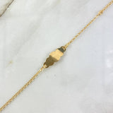 Pulso Bebé Aro Seguido 1.35gr / 12cm-15cm / 1.8mm Nube Oro Amarillo +3 *