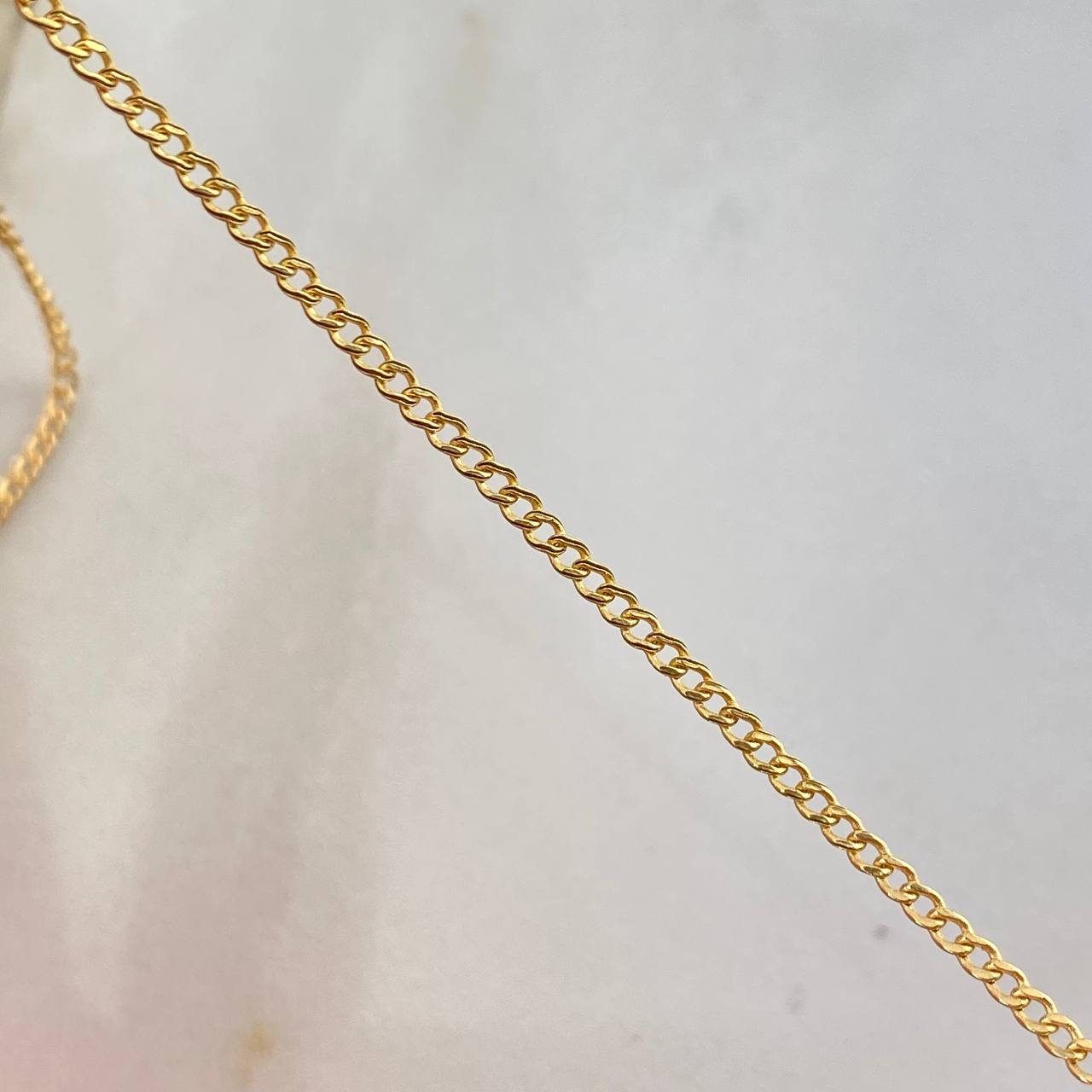 Cadena Cubana 1.35gr / 50cm / 1.5mm Oro Amarillo +1 *