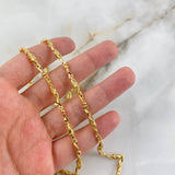 Cadena Rustica Dubai 34.15gr / 60cm / 4mm Oro Amarillo *