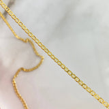 Cadena Escalera 3.25gr / 50cm / 2.3mm Oro Amarillo +3