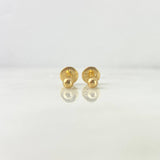 Topos Bola Lisa 0.4 g / 3 mm Oro Amarillo 18K