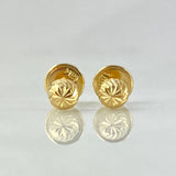 Topos Media Bola 4mm 0.5gr / Diamantada Oro Amarillo
