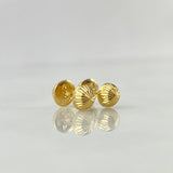 Topos Media Bola 5mm 0.6gr / Diamantada Oro Amarillo ©