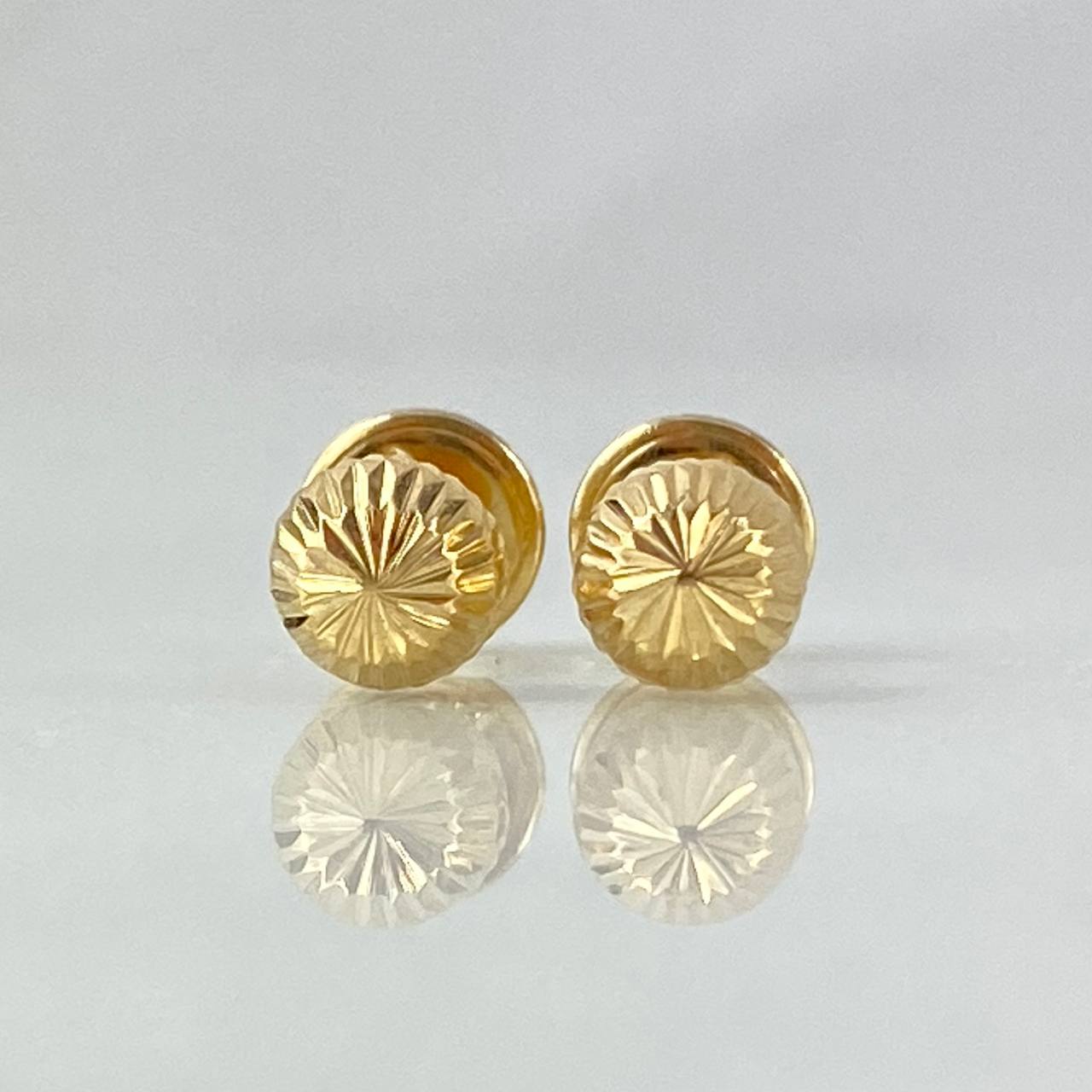 Topos Media Bola 5mm 0.6gr / Diamantada Oro Amarillo ©