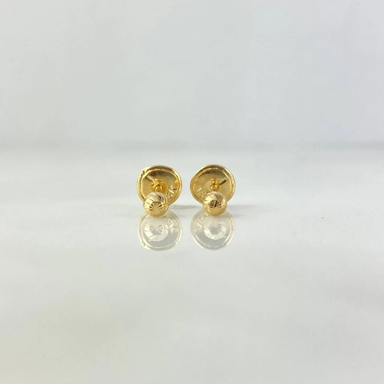 Topos Bola 3Mm Diamantado 0.45 g / 3 mm Oro Amarillo 18K