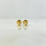 Topos Bola 3Mm Diamantado 0.45 g / 3 mm Oro Amarillo 18K