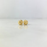 Topos Bola 6mm 0.8gr Diamantada Oro Amarillo