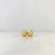 Topos Bola 9mm 1.3gr / Diamantada Oro Amarillo