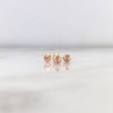 Topos Bola 5mm 0.65gr / Diamantada Oro Rosa