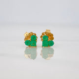 Topos Corazon Esmeraldas 24pts 0.85g / 3mm Oro Amarillo 18K