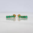 Topos Circulos Esmeraldas 64pts 2.05g / 2mm Oro Amarillo 18K
