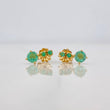 Topos Circulos Esmeraldas 50pts 1.1g / 3mm Oro Amarillo 18K