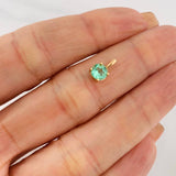 Dije Circulo Esmeralda 53pts 0.5g / 1cm Oro Amarillo 18K