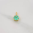 Dije Circulo Esmeralda 53pts 0.5g / 1cm Oro Amarillo 18K